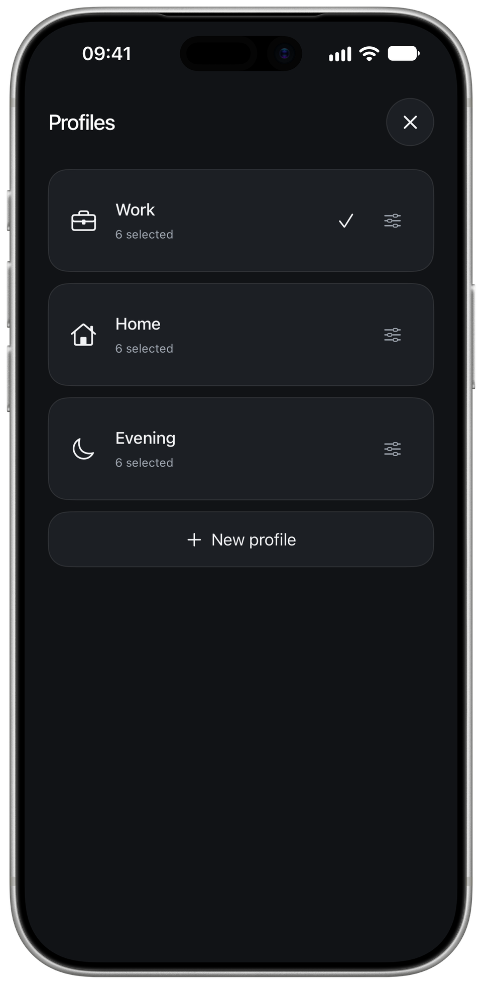 PAUSA: One list for work. Another for home.